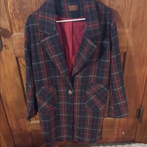 Pol Plaid Women's Coat